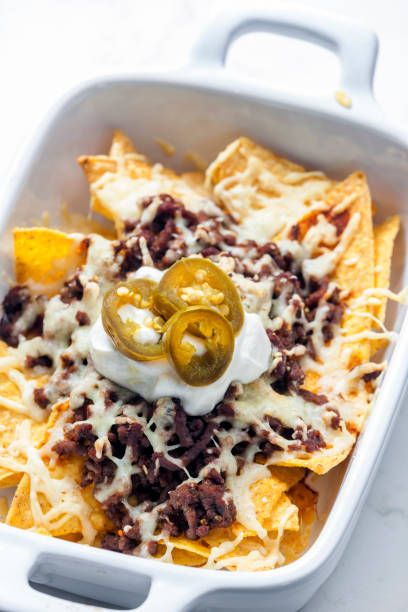 sheet pan nachos ground beef