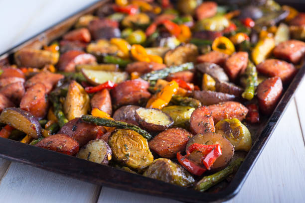 sheet pan sausage