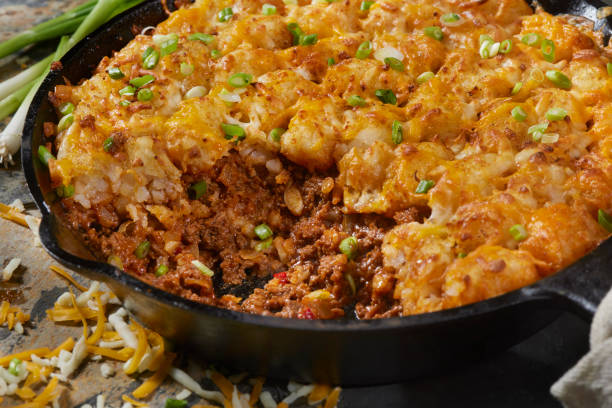 tater tot casserole with ground beef