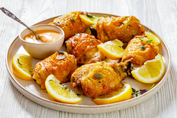 Lemon Garlic Chicken Bites