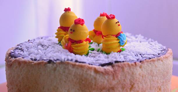 Peeps Easter Garden Cake