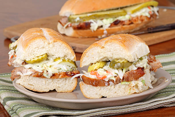 Slow Cooker Chicken Bacon Ranch Sandwiches