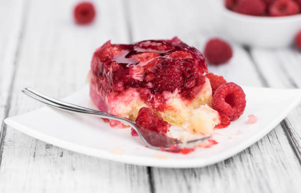 White Chocolate Raspberry Poke Cake