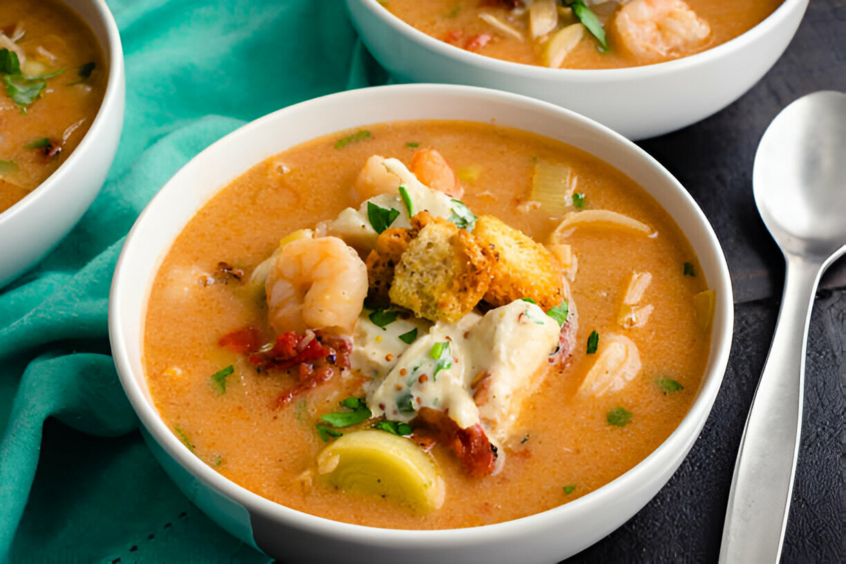 Crab and Shrimp Seafood Bisque