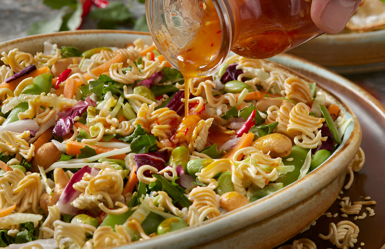 Crunchy Asian Ramen Noodle Salad