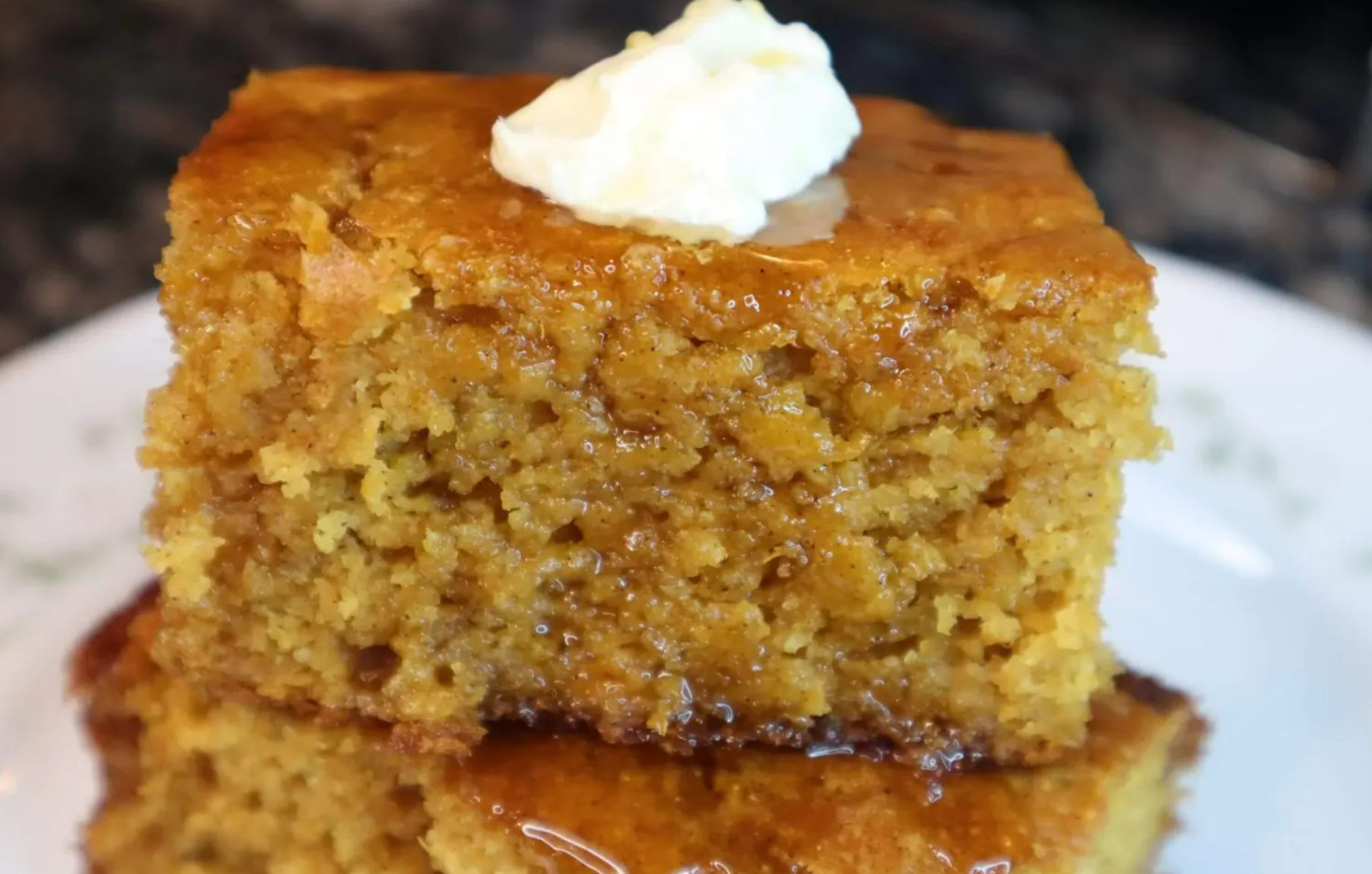 Honey Butter Sweet Potato Cornbread