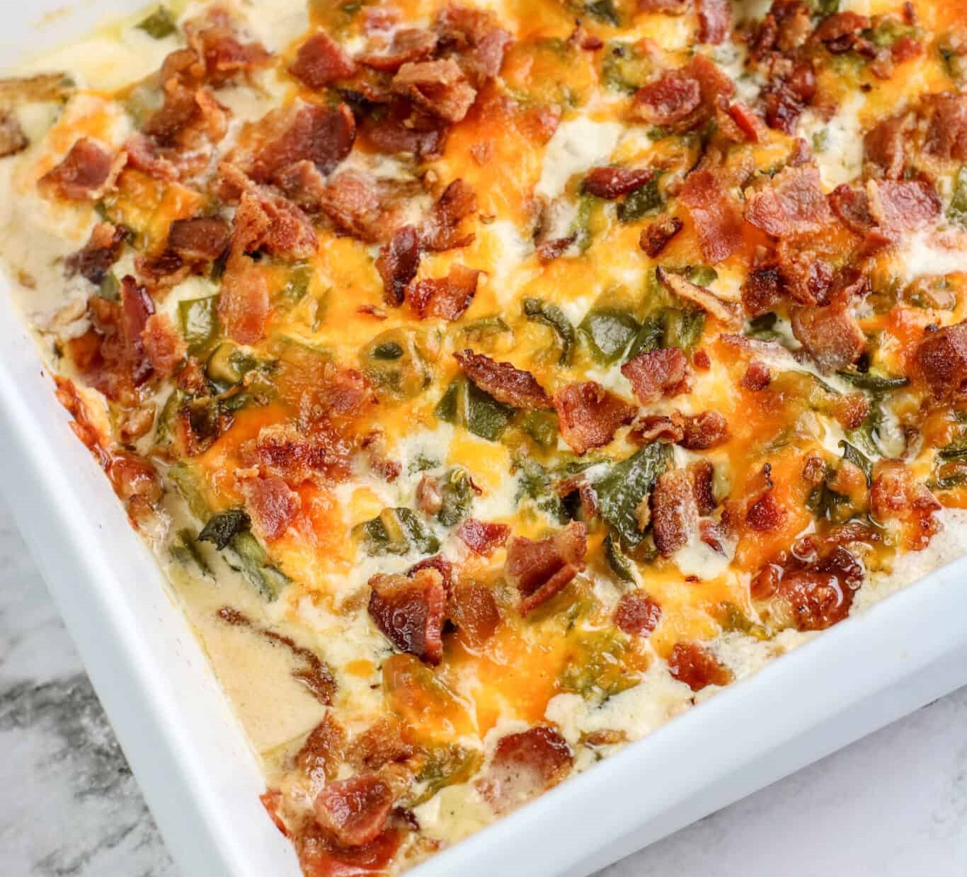 Keto Jalapeño Popper Casserole