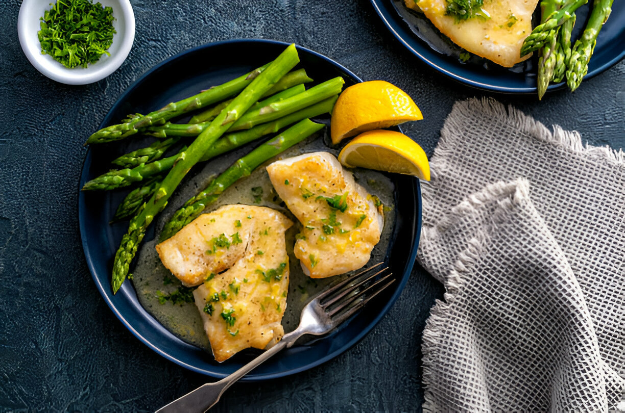 Lemon Butter Baked Cod