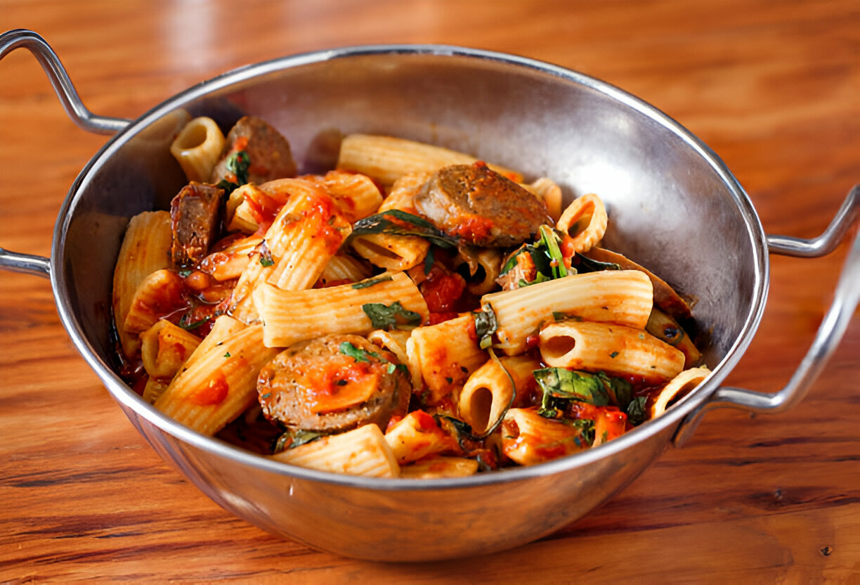 One Pot Smoked Sausage Pasta