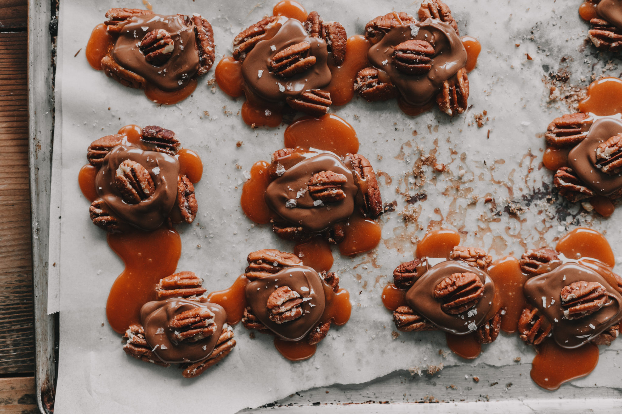 Sea Salted Praline Pecan Clusters