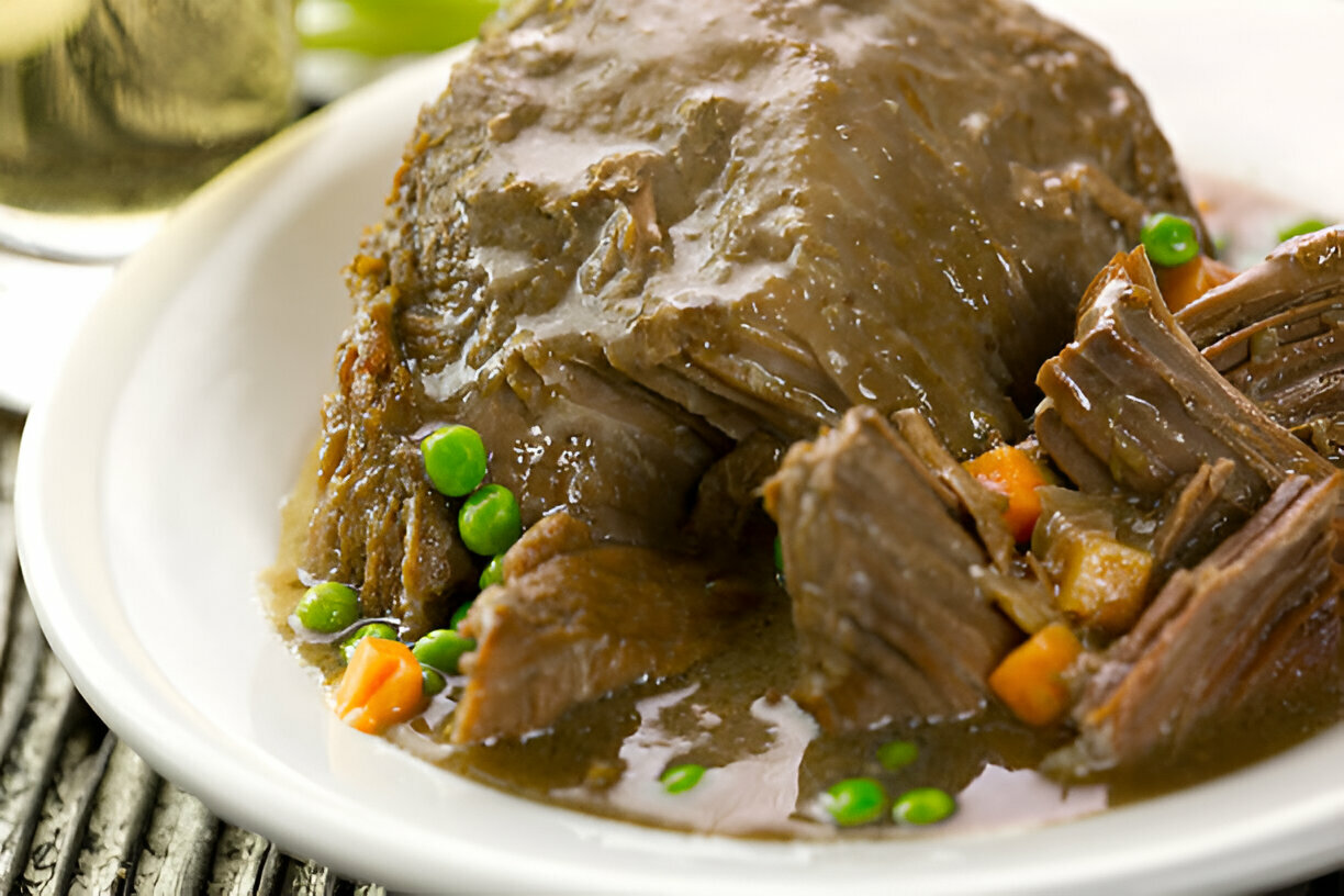 Slow Cooker Three Envelope Pot Roast