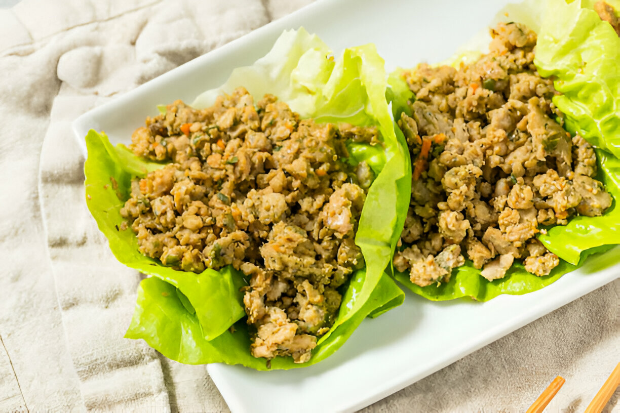 Thai Chicken Lettuce Wraps