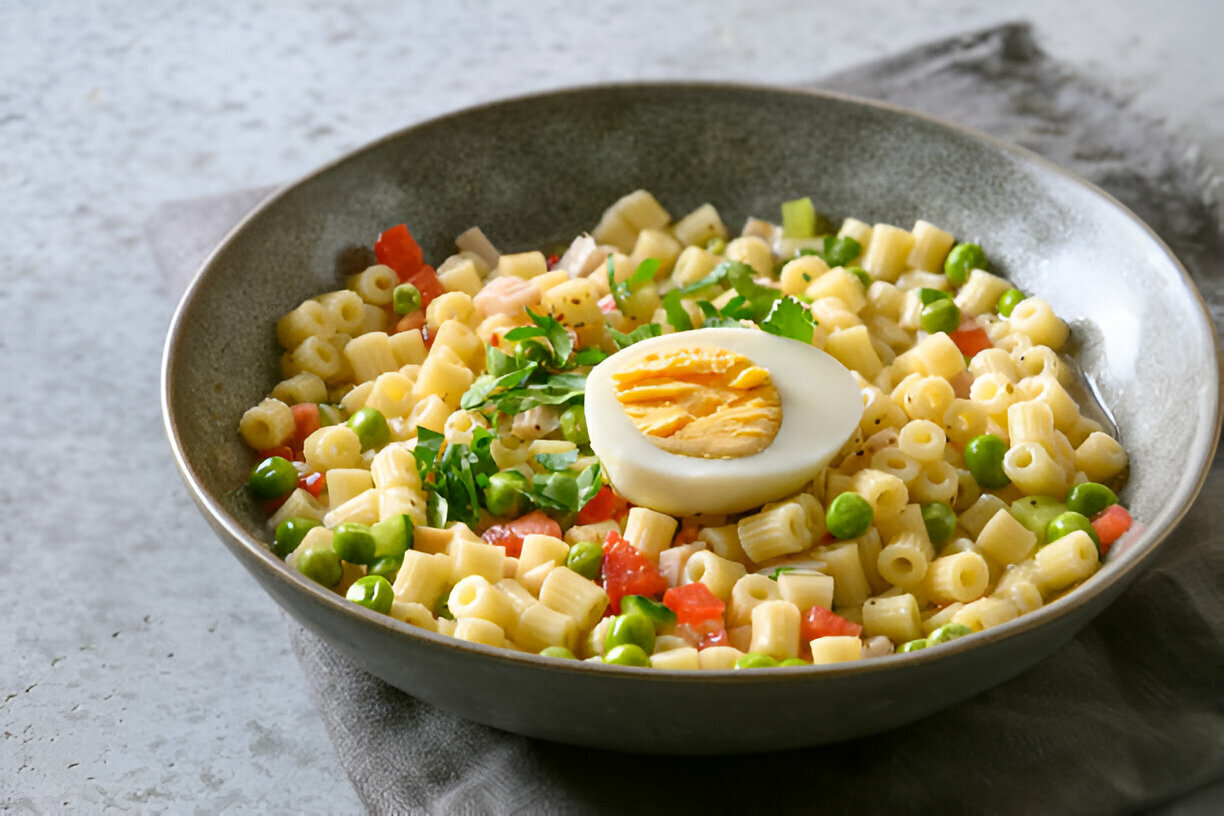 Unique Deviled Egg Macaroni Pasta Salad Recipe That Stuns!