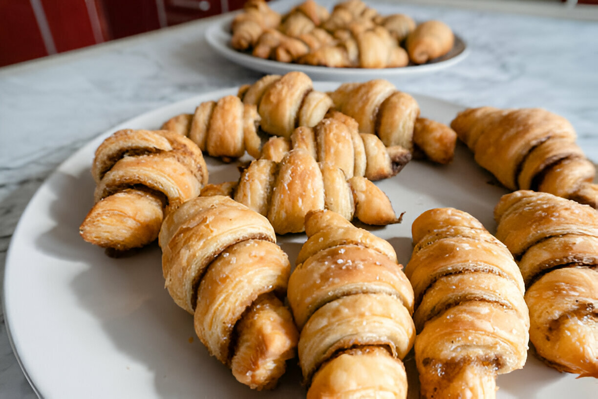 Warm Cinnamon Crescent Twists